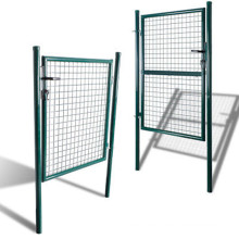 Factory wholesale modern design Decoration metal mesh fence garden gate door cheap easy quick installation